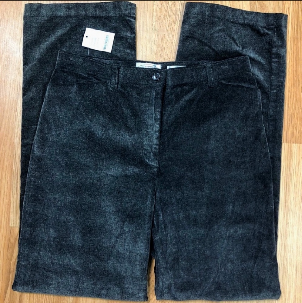 Reflections NEW corduroy straight leg cropped ankl